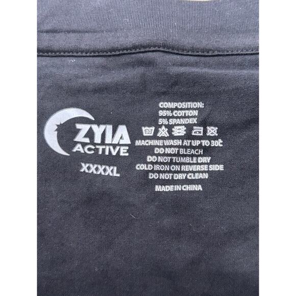 NWT Zyia Active Womens Gold Kettle Moon Tank Top Workout Gym Black Size XXXXL - Picture 4 of 7